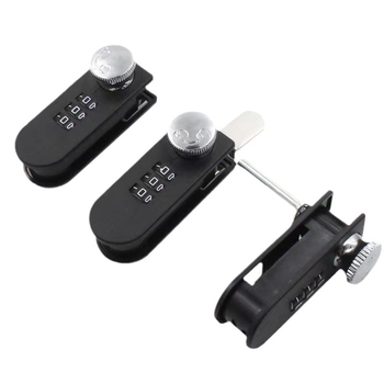 Încuietoare mecanică pentru sertare și dulapuri — încuietoare cu combinație, aliaj + plastic, deschidere tijă 23×68 mm, pentru uși și sertare de dulap, stil modern minimalist