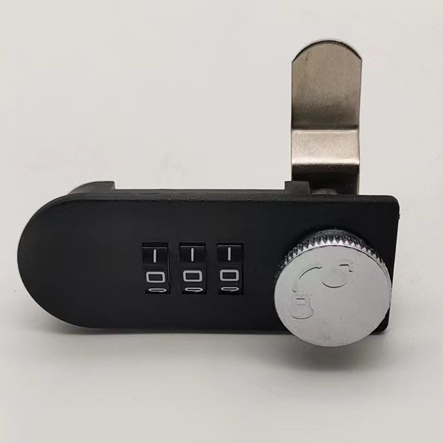 Încuietoare mecanică pentru sertare și dulapuri — încuietoare cu combinație, aliaj + plastic, deschidere tijă 23×68 mm, pentru uși și sertare de dulap, stil modern minimalist