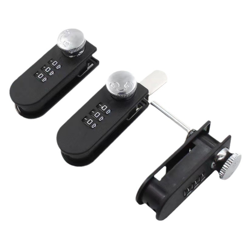 Încuietoare mecanică pentru sertare și dulapuri — încuietoare cu combinație, aliaj + plastic, deschidere tijă 23×68 mm, pentru uși și sertare de dulap, stil modern minimalist