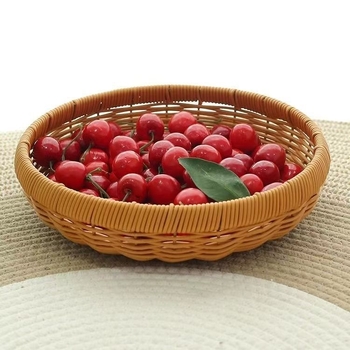 Плодова чиния, кръгла, пластмасова, Нов китайски стил, модерен минимализъм (Материал: пластмаса; Категория: плодова чиния; Стил: модерен минимализъм; Качество: първокласно)