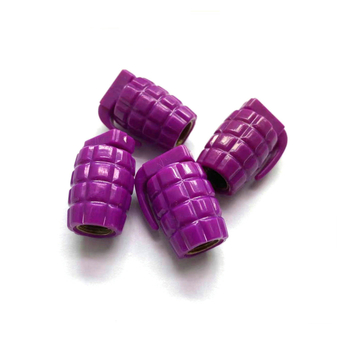 Cap de valve pentru anvelope – formă grenadă, cauciuc, brand Quick Fire, model general, miez de valvă obișnuit