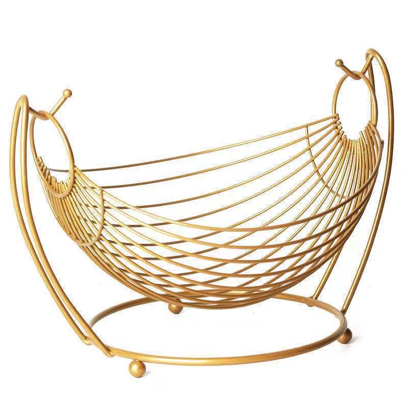 Кошница за плодове за съхранение на закуски за бюро — марка Chuangtai, въведена през 2023 г., модерен минималистичен стил, материал: Друго