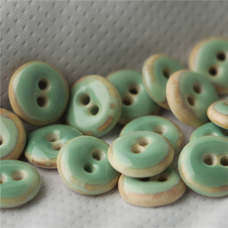 Butoane ceramice pentru cusut, cusute manual, butoane ceramice decorative, potrivite pentru cămăși, accesorii, tricouri tricotate și pantaloni casual