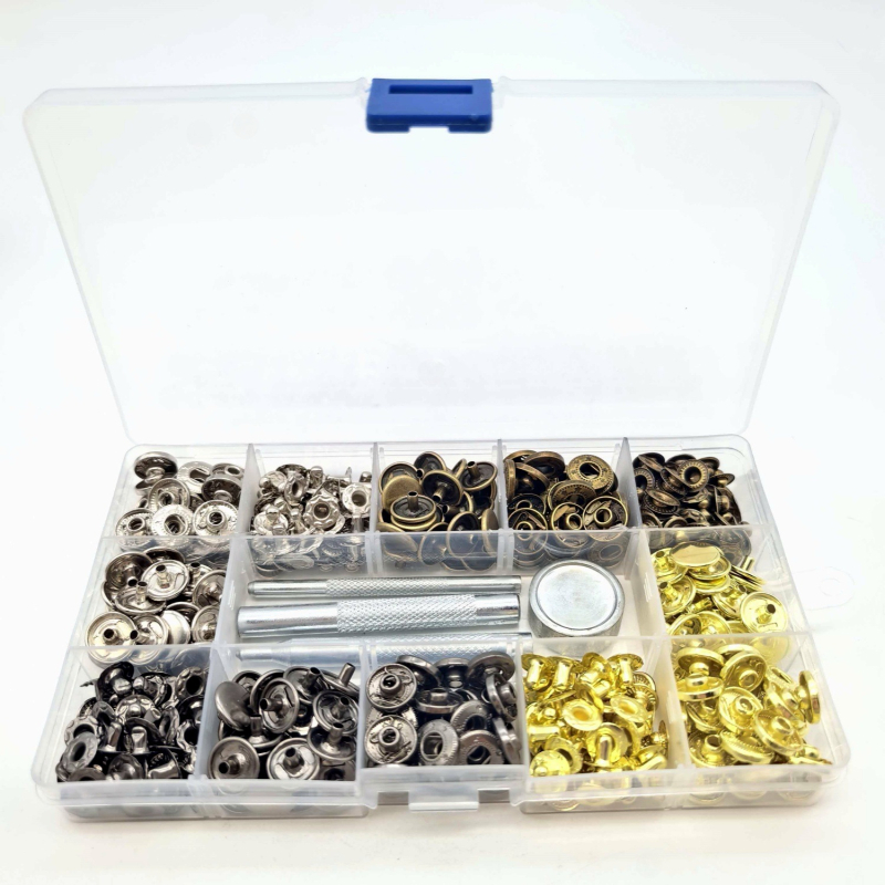 Set nasturi ascunși din fier cu unelte de montaj