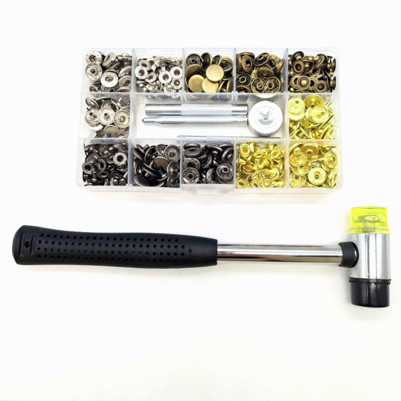 Set nasturi ascunși din fier cu unelte de montaj