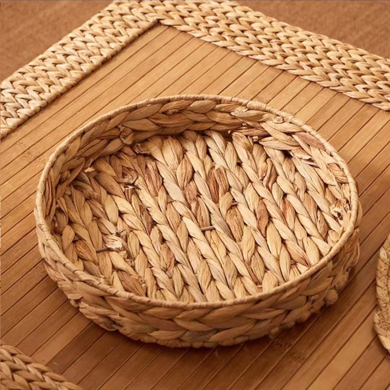 Dragon Chart Nordic stil ručno pleteni koš za voće, dekorativna posuda za pohranu, jednostavan stil
