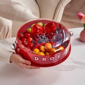 Hongyi kruhová otočná dóza na ovocie, PP+PET, model 01, prvá trieda