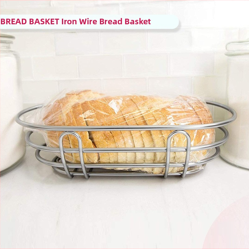 Ovalný koš na ovocie z nehrdzavejúcej ocele, európsky štýl, stolný dekor, Shangpinda