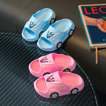 Pantofi de plajă pentru copii, Unisex, Partea superioară din PVC, Interior fără căptușeală, Vârste 1–16 ani, Vară 2024