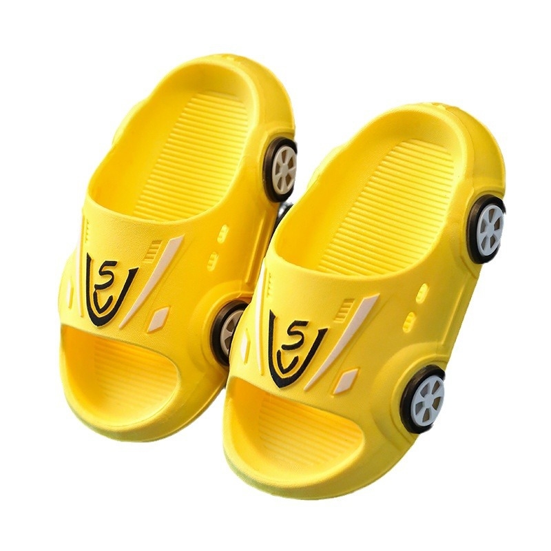 Pantofi de plajă pentru copii, Unisex, Partea superioară din PVC, Interior fără căptușeală, Vârste 1–16 ani, Vară 2024