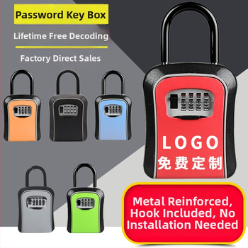 Mechanická skriňa na kľúče so zámkom G7, zliatina, priemer zámkovej tyče 7 mm, rozstup zámkovej tyče 40 mm, pre dekoratívne firmy