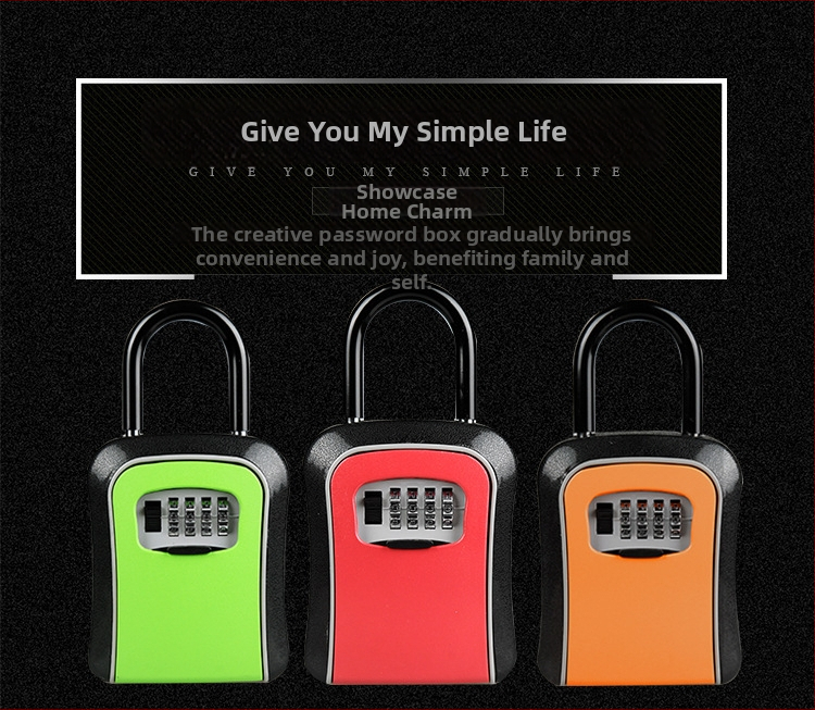 Mechanická skriňa na kľúče so zámkom G7, zliatina, priemer zámkovej tyče 7 mm, rozstup zámkovej tyče 40 mm, pre dekoratívne firmy