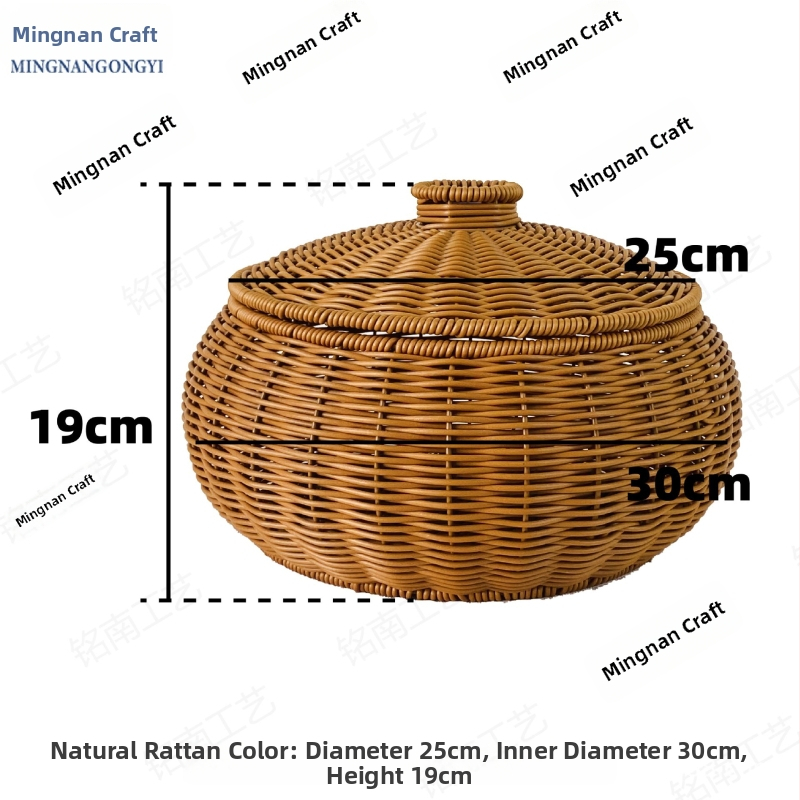 Plastový úložný kôš s vekom, model H00124, japonský štýl, vhodný na ovocie, zeleninu, kancelárske potreby, kozmetiku a knihy