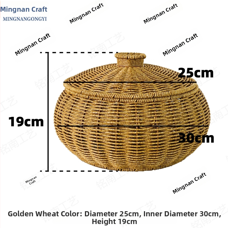 Plastový úložný kôš s vekom, model H00124, japonský štýl, vhodný na ovocie, zeleninu, kancelárske potreby, kozmetiku a knihy