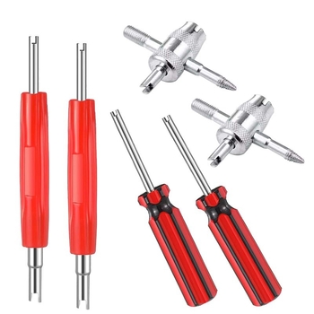 Četri vienā ventila vārsta atslēgu komplekts auto riepu remontam – ventila vārsta skrūvēšanas instruments (Izcelsme: Xian County; Zīmols: Nav; Galvenie pārdošanas reģioni: Citas; Pilnvarotas privātās zīmoles: Nē)