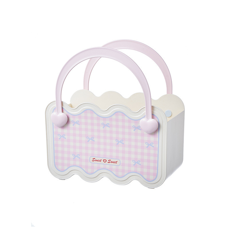 Shunran kúpeľný kôš – plastový ručný kôš na kozmetiku a šperky