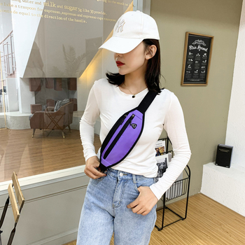 Unisex skriešanas jostas somiņa – pilsētas vienkāršs stils, crossbody, Oxford audums, elpojošs, 8 collu klēpjdatora ietilpība, poliestera oderes