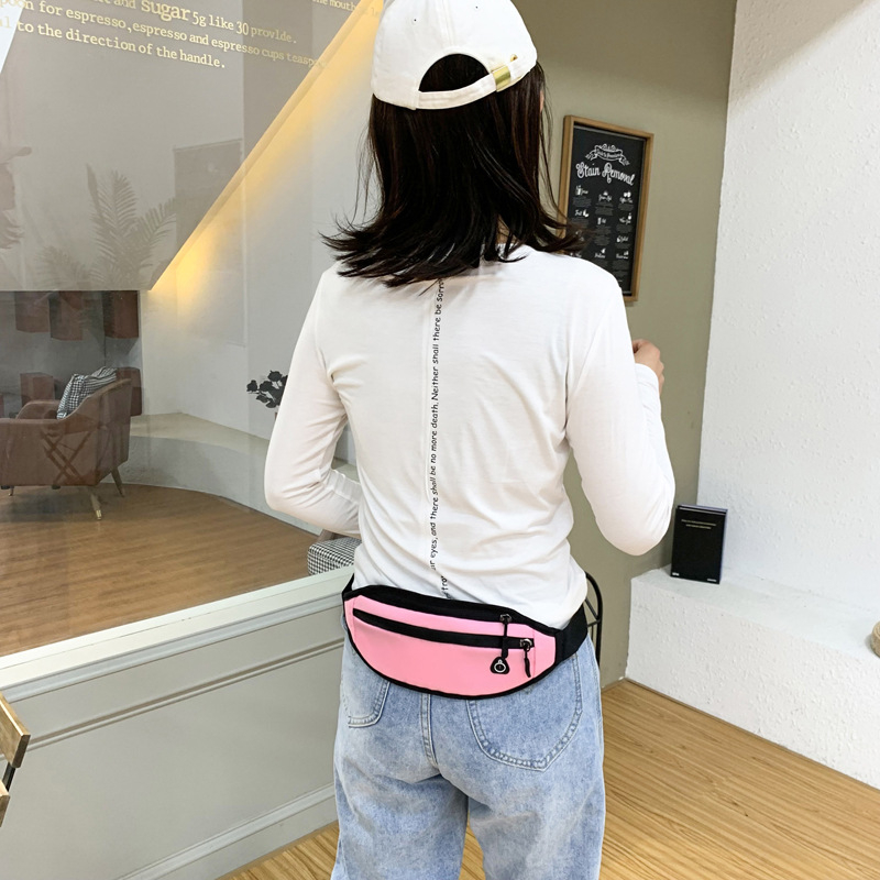 Unisex skriešanas jostas somiņa – pilsētas vienkāršs stils, crossbody, Oxford audums, elpojošs, 8 collu klēpjdatora ietilpība, poliestera oderes