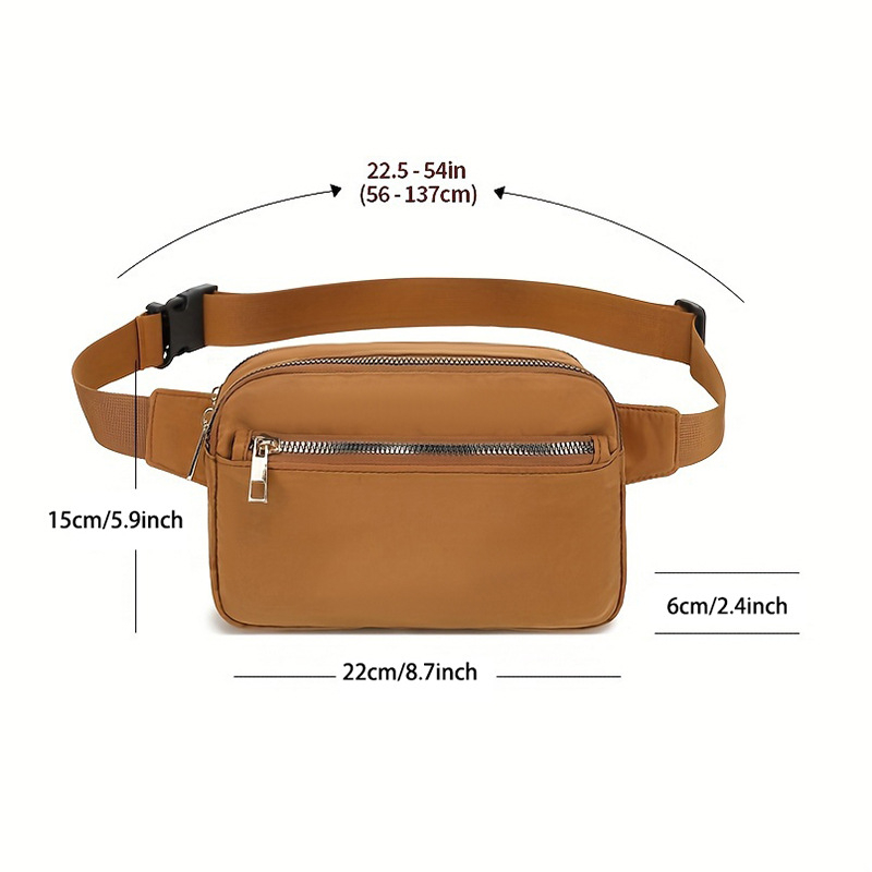 Sport derék táska (Oxford anyag, ultra könnyű, BAIKE, szabadtéri sportokhoz)