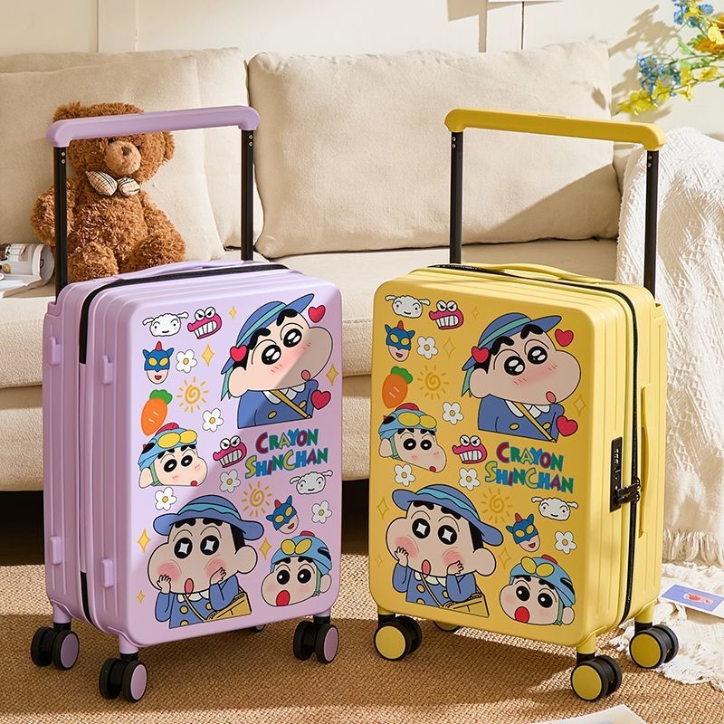 Ταξιδιωτικός σάκος με καρτούν στυλ, με περιστρεφόμενους τροχούς (ABS+PC; επεκτειόμενος; φερμουάρ; κλειδαριά τύπου λουκέτο)