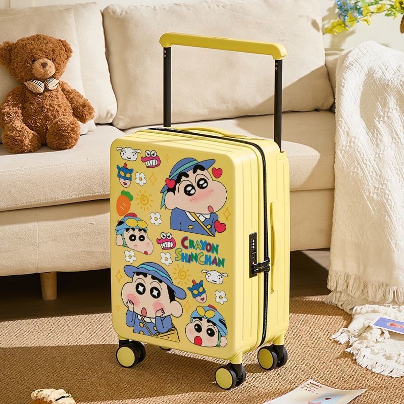 Ταξιδιωτικός σάκος με καρτούν στυλ, με περιστρεφόμενους τροχούς (ABS+PC; επεκτειόμενος; φερμουάρ; κλειδαριά τύπου λουκέτο)