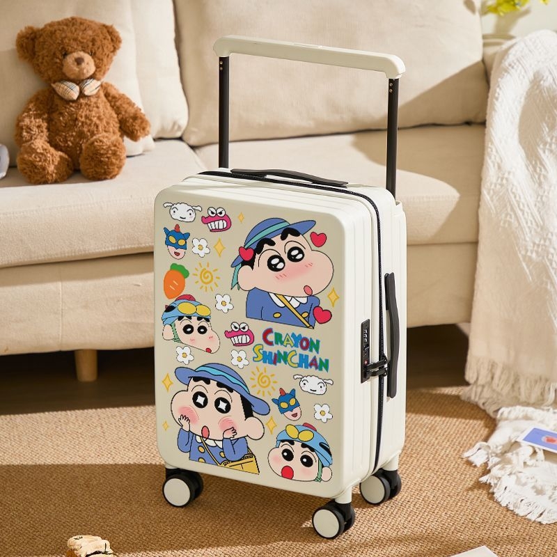 Ταξιδιωτικός σάκος με καρτούν στυλ, με περιστρεφόμενους τροχούς (ABS+PC; επεκτειόμενος; φερμουάρ; κλειδαριά τύπου λουκέτο)