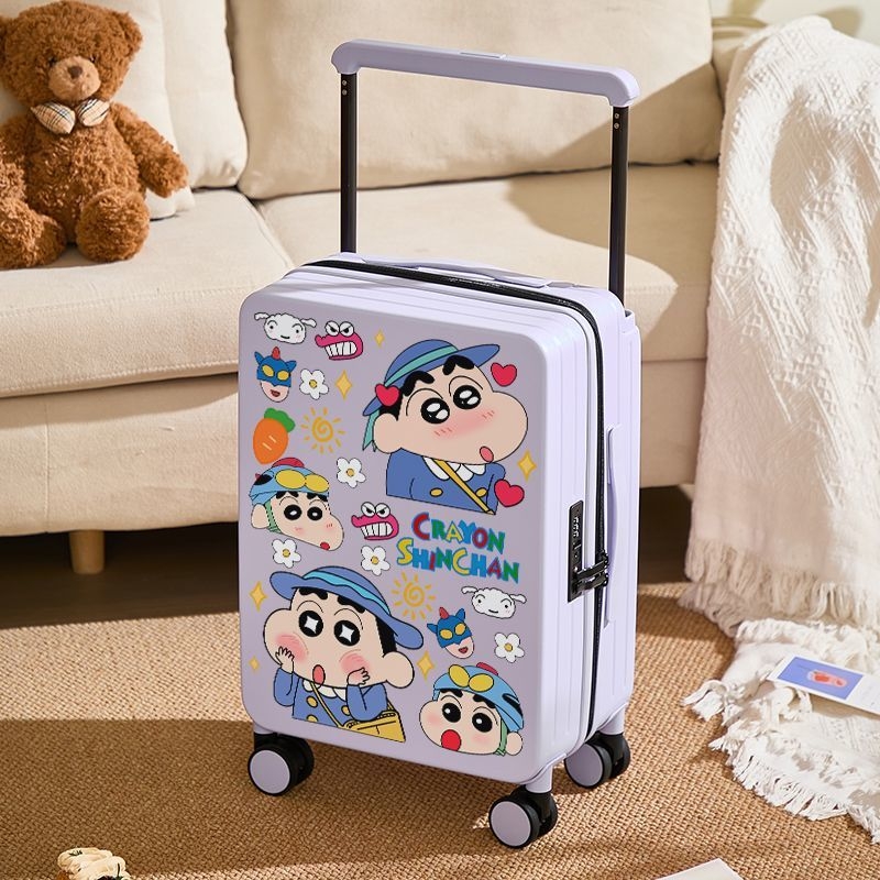 Ταξιδιωτικός σάκος με καρτούν στυλ, με περιστρεφόμενους τροχούς (ABS+PC; επεκτειόμενος; φερμουάρ; κλειδαριά τύπου λουκέτο)