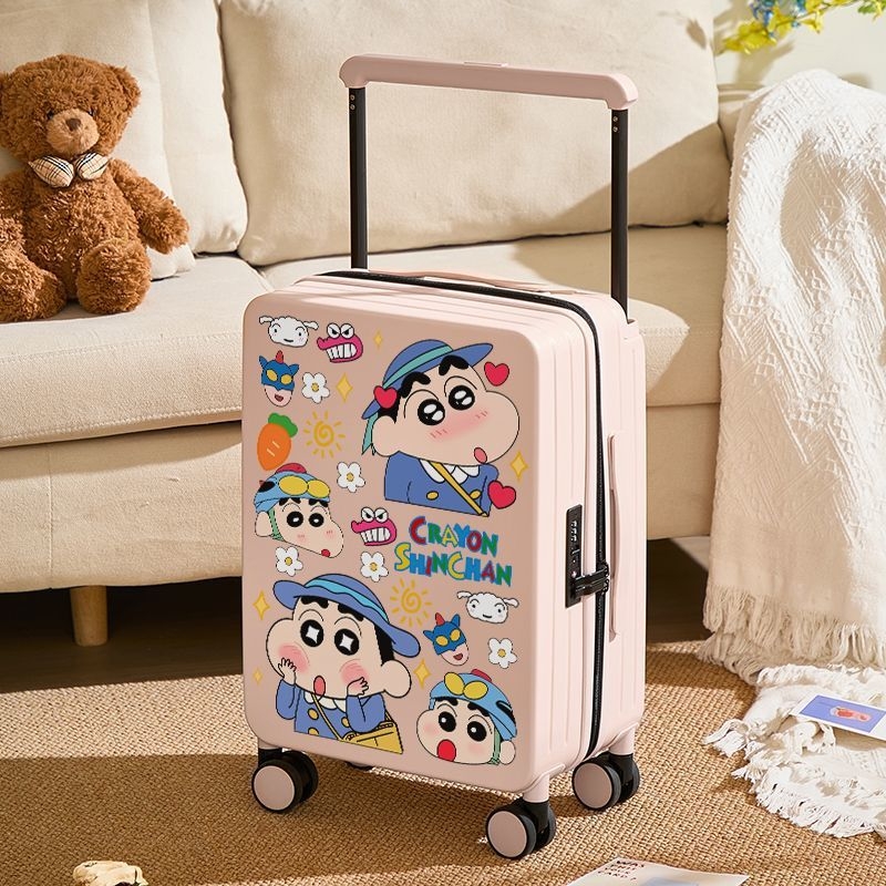 Ταξιδιωτικός σάκος με καρτούν στυλ, με περιστρεφόμενους τροχούς (ABS+PC; επεκτειόμενος; φερμουάρ; κλειδαριά τύπου λουκέτο)