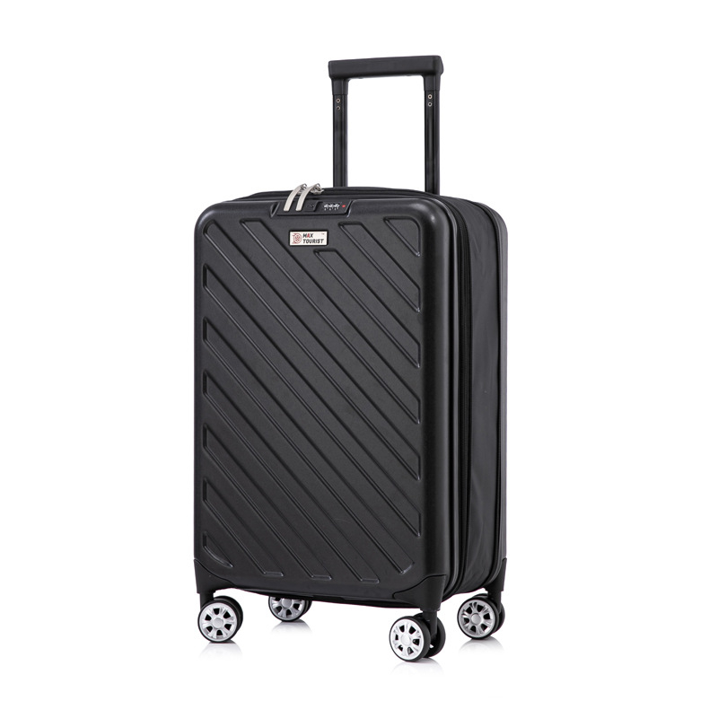 Valiză pliabilă pentru călătorii, structură ușoară ABS+PC, extensibilă, încuietoare TSA cu combinație, roți universale, deschidere cu fermoar