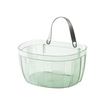 Kuchynský zavesený úložný kôš na zázvor a cesnak, s lepiacou zadnou stranou, model 2231, plast