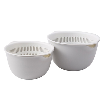 Dvostruki plastični odvodni koš za voće i povrće, model B-0986, pakiranje 84/90