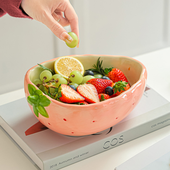 Ovocná miska Jingya - keramika, prvotriedna kvalita, svieži a roztomilý štýl