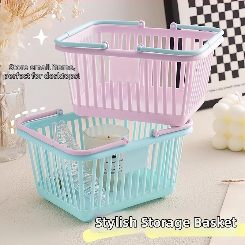 Roztomilý mini stolový úložný kôš — Mingtong, PP materiál; organizér pre kanceláriu a kozmetiku; pôvod Yiwu; moderný jednoduchý štýl