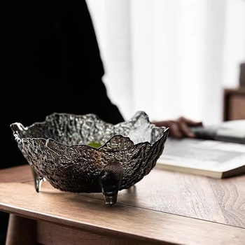 Yu Hua Стъклена чиния за плодове, прост стил, висококачествен продукт