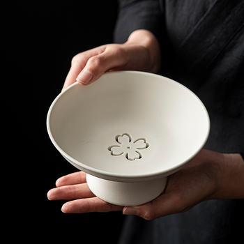 Porcelánový ovocný tanier, Dai artisan, retro štýl s ľahkým luxom