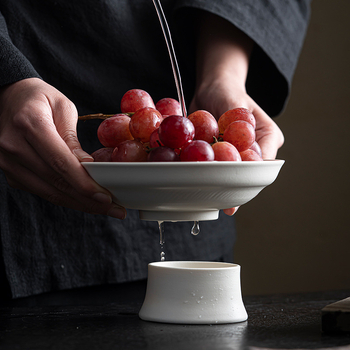 Porcelánový ovocný tanier, Dai artisan, retro štýl s ľahkým luxom