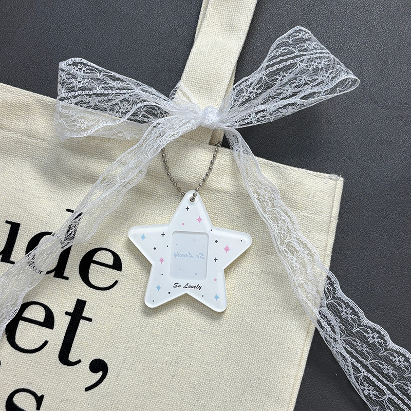 Akrilni držač kartica, korejskog stila, Berry Chestnut Bear