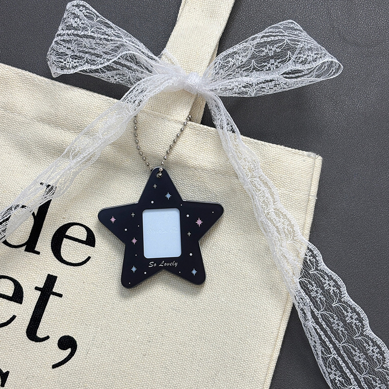 Akrilni držač kartica, korejskog stila, Berry Chestnut Bear