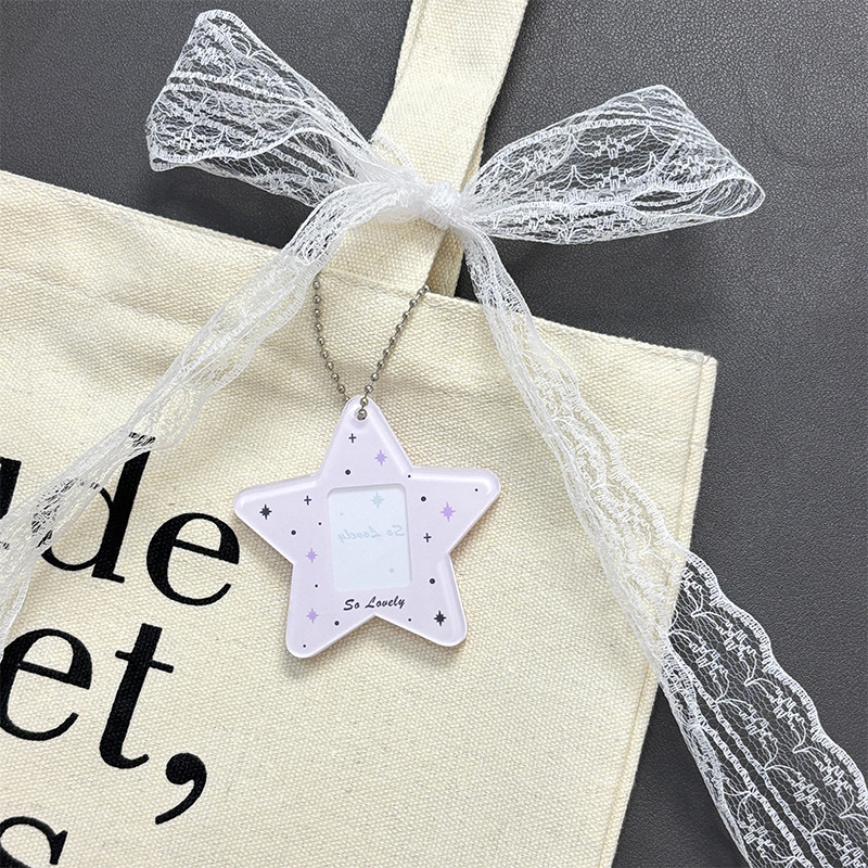 Akrilni držač kartica, korejskog stila, Berry Chestnut Bear