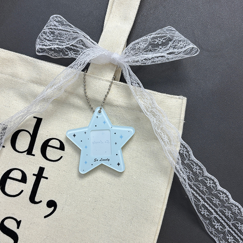 Akrilni držač kartica, korejskog stila, Berry Chestnut Bear