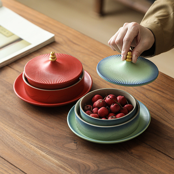 Порцеланова чиния за плодове, New Chinoiserie, Premium качество, марка First Gift