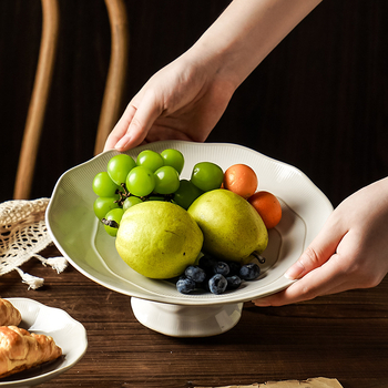 Порцеланова плодова чиния, японски стил, семпъл дизайн, пускане през лятото 2024