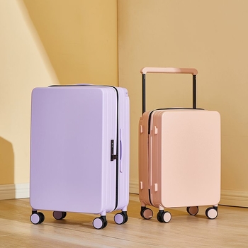 Αποσκευή ταξιδιού με φερμουάρ, Μεγάλη χωρητικότητα, Πολυεστέρας, Θήκη για ποτήρι, Ροδάκια παντός τύπου