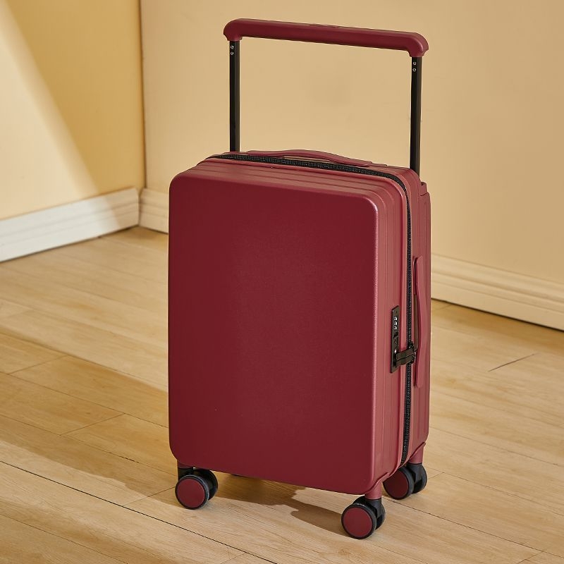 Αποσκευή ταξιδιού με φερμουάρ, Μεγάλη χωρητικότητα, Πολυεστέρας, Θήκη για ποτήρι, Ροδάκια παντός τύπου