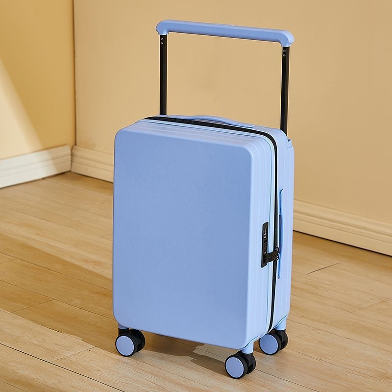 Αποσκευή ταξιδιού με φερμουάρ, Μεγάλη χωρητικότητα, Πολυεστέρας, Θήκη για ποτήρι, Ροδάκια παντός τύπου