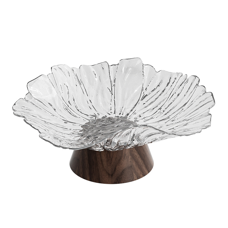 Пластмасова чиния за плодове с имитация на дърво, луксозен ретро стил, първокласно качество