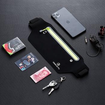 Songsotu Flat Waist Pack 001 – Nylon-Lycra sport deréktáska, uniszex, vízálló, cipzáros nyitás