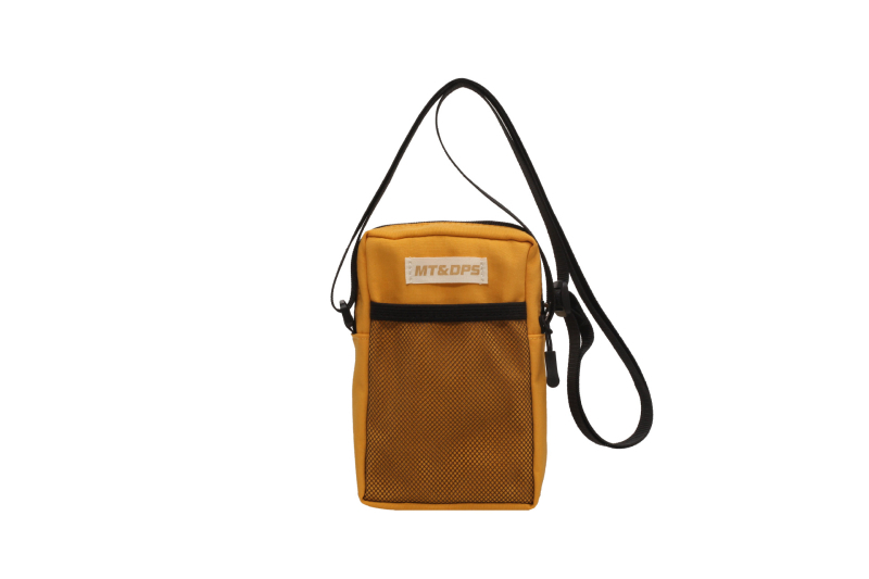 Unisex najlonska crossbody torbica za mobitel — mala kvadratna, uspravnog oblika, zatvarač