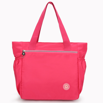 Ženska torba u korejskom stilu, crossbody tote – Oxford tkanina, gradska jednostavnost, vodoravni kvadratni oblik, zatvaranje zipom