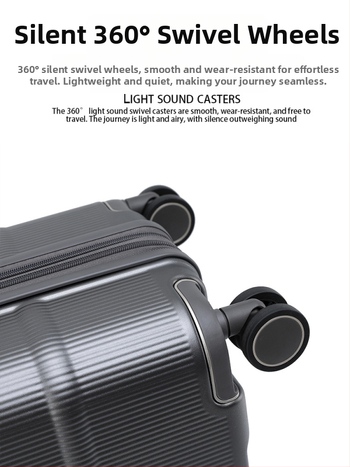 PC βαλίτσα ταξιδιού με επέκταση, χωρητικότητα 56–75 L, κλειδαριά TSA με κωδικό, ανθεκτική σε γρατζουνιές, αδιάβροχη, 4 τροχοί